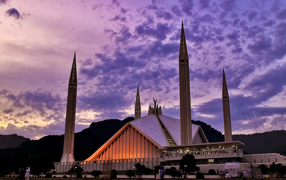 Construction in Islamabad — Faisal Mosque